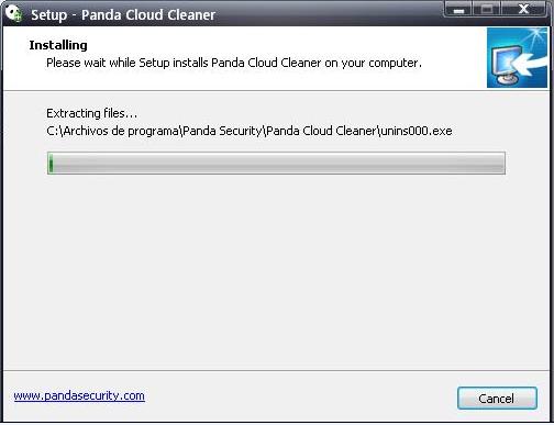 Извлечение Panda Cloud Cleaner